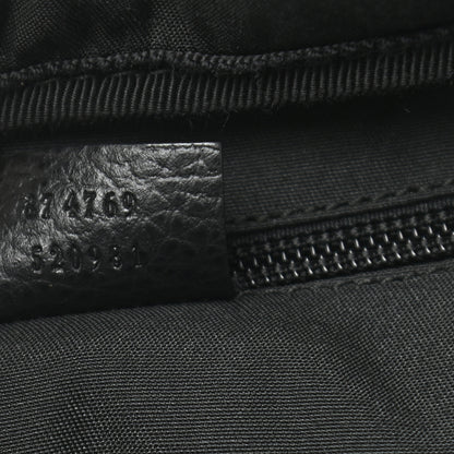 Gucci Denim Monogram Web Large Carry On Duffle Bag Black 7 of 10