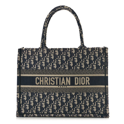Christian Dior Oblique Medium Book Tote Blue Multicolor 1 of 8