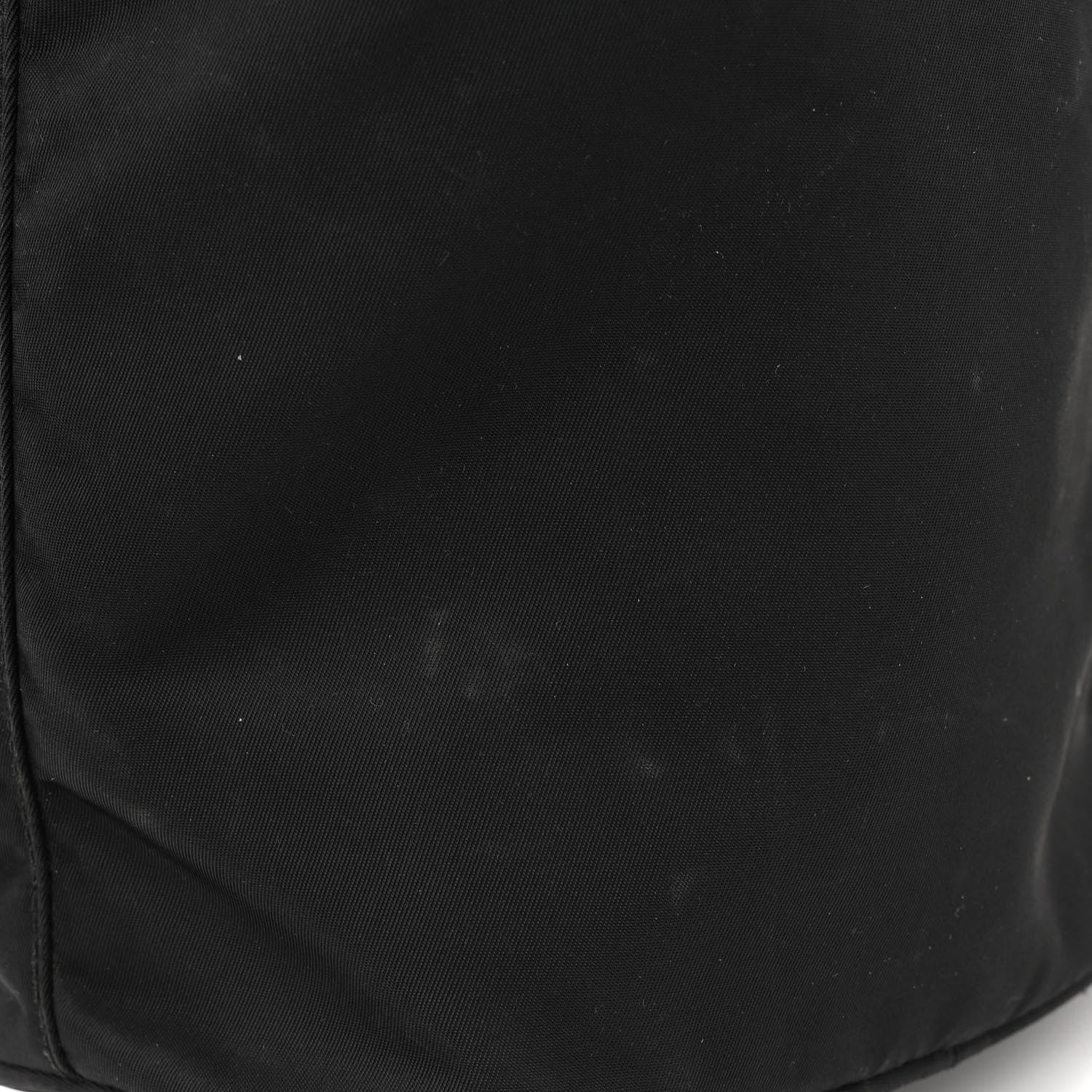 Prada Saffiano Tessuto Nylon Mini Bucket Crossbody Bag Black 12 of 12