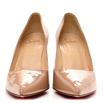 Christian Louboutin Patent Pigalle 85mm Pumps 40 Nude 3 of 9