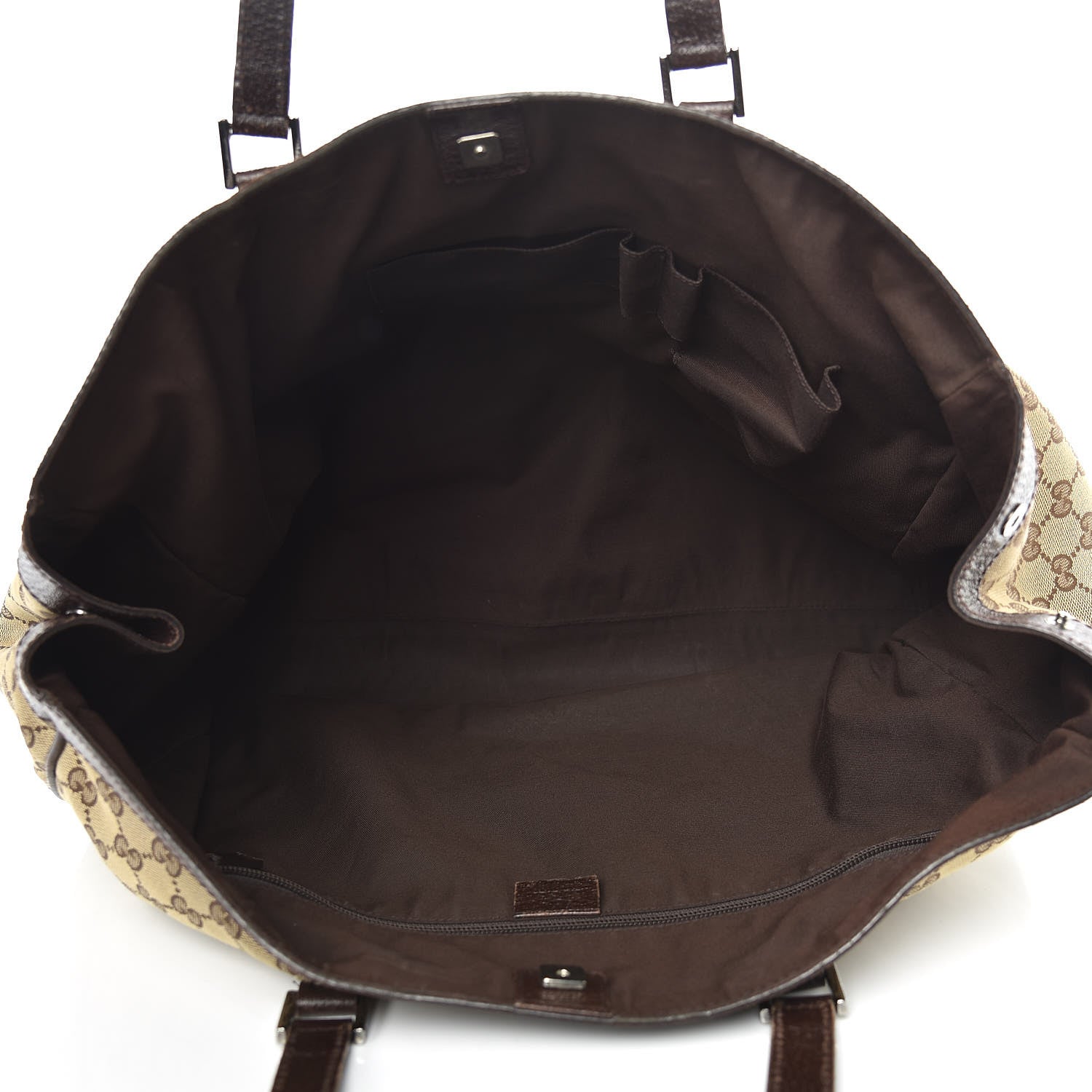 Gucci Soft GG Supreme Monogram Tote Dark Brown 5 of 14