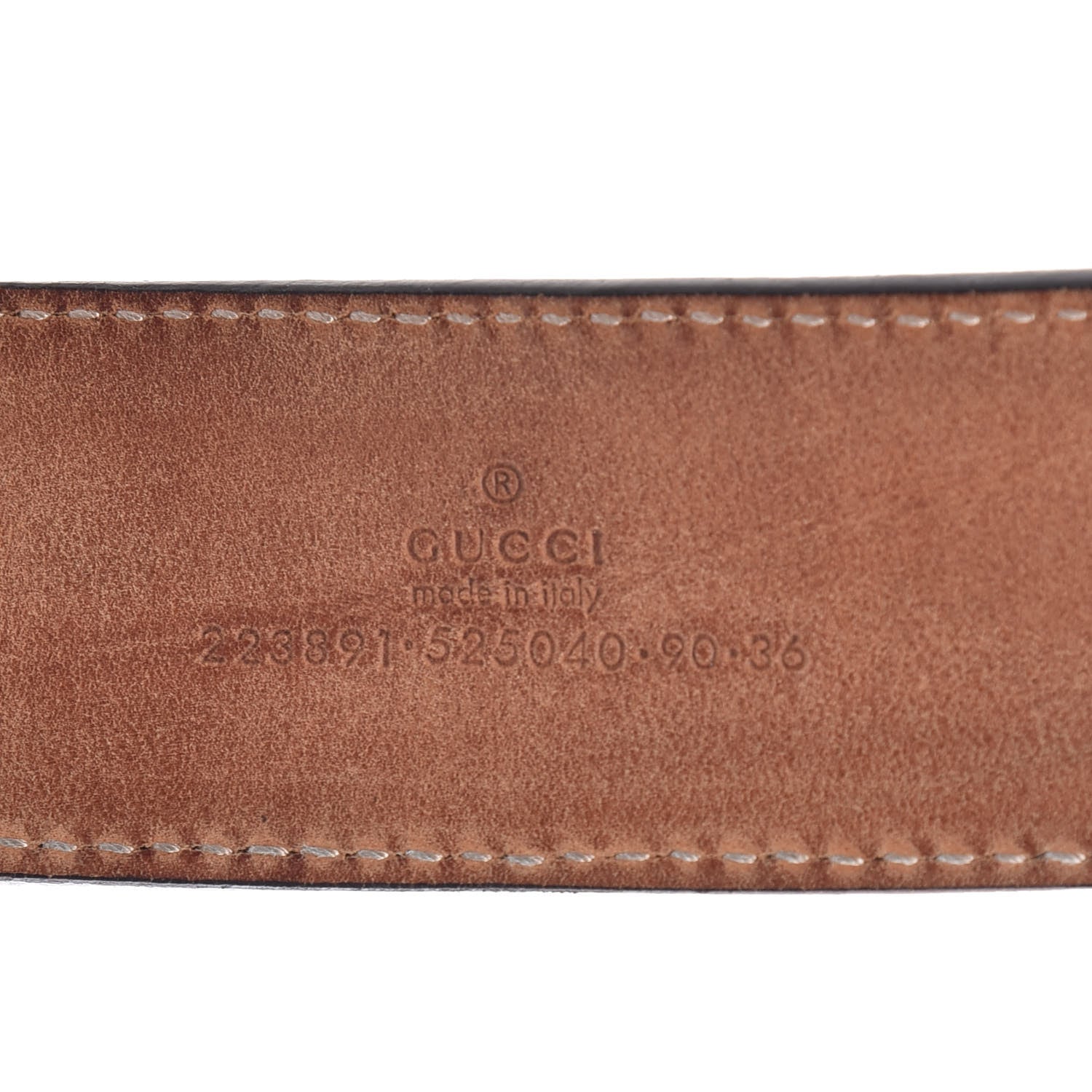 Gucci Imprime Monogram Interlocking G Belt 90 36 Black 6 of 12