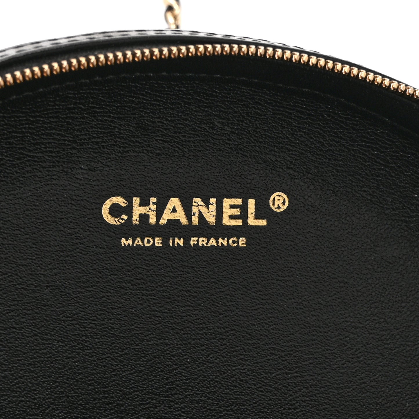 Lambskin Embroidered Chevron Quilted La Pausa Tassel Clutch Black