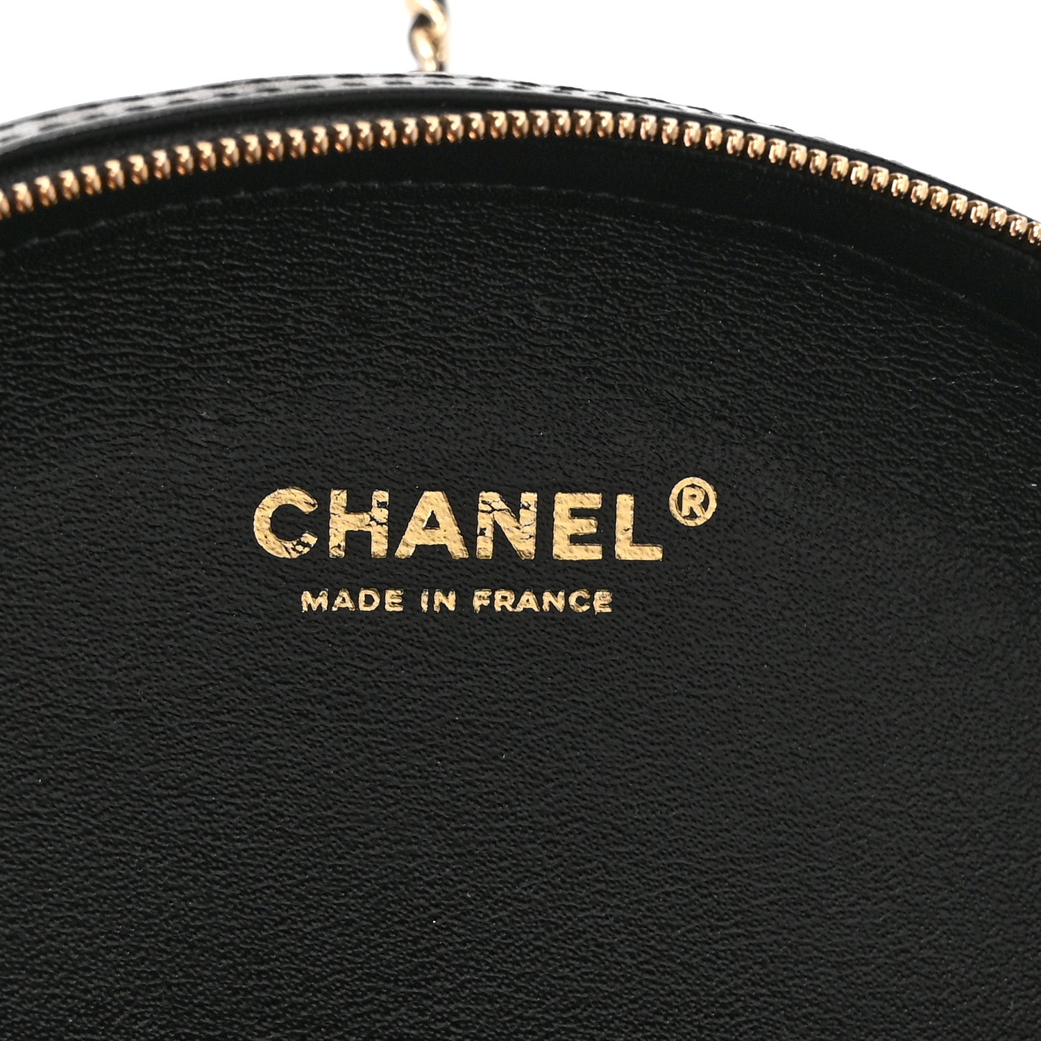 Chanel Lambskin Embroidered Chevron Quilted La Pausa Tassel Clutch Black 6 of 10