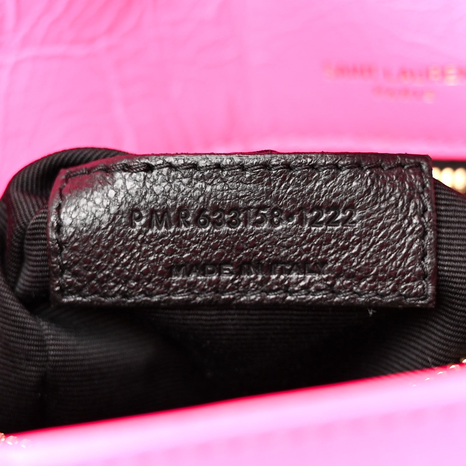 Saint Laurent Crinkled Calfskin Matelasse Monogram Medium Niki Chain Satchel Rose Glow 7 of 10