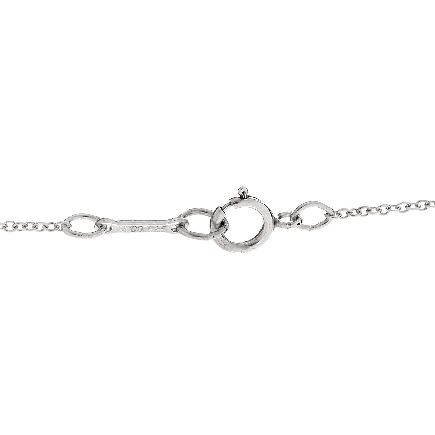 Sterling Silver Paloma Picasso Loving Heart Pendant Necklace
