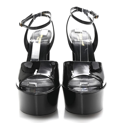 Saint Laurent Patent Jodie 95 Platform Sandals 40 Black 3 of 10