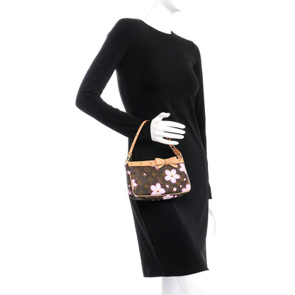Louis Vuitton Monogram Cherry Blossom Pochette Accessories Brown 2 of 8