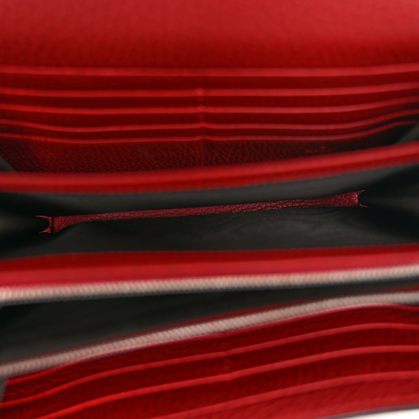 Calfskin Mini Dionysus Chain Wallet Hibiscus Red