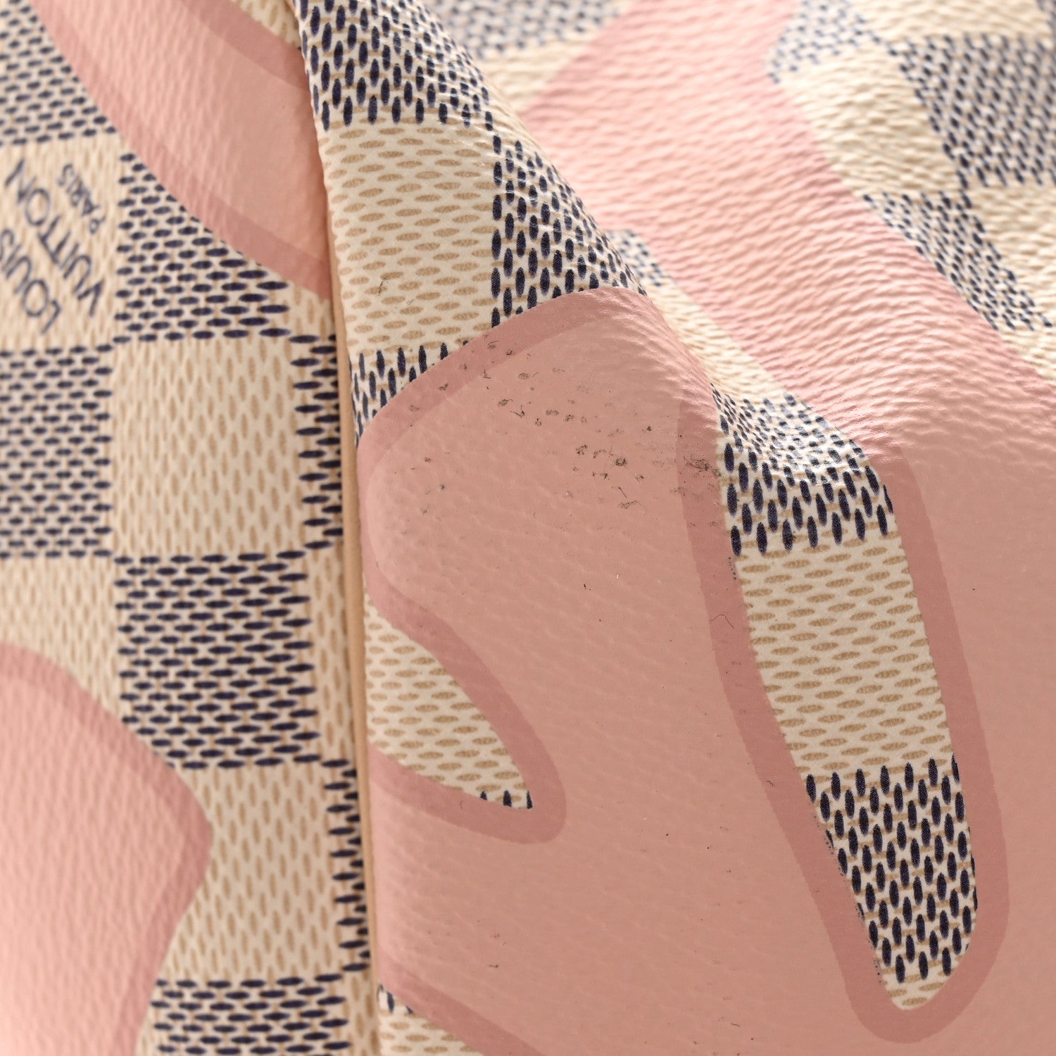 Louis Vuitton Damier Azur Tahitienne Keepall Bandouliere 50 Rose Ballerine 11 of 13