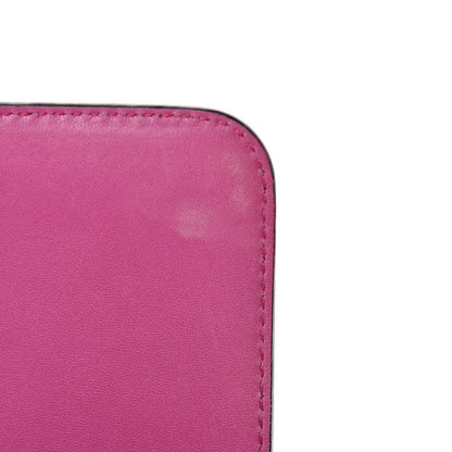 Valentino Garavani Shiny Nappa L'Amour Rockstud Shoulder Bag Fuxia 7 of 17