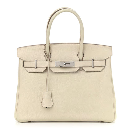 Hermes Taurillon Clemence Birkin 30 Beton 1 of 16
