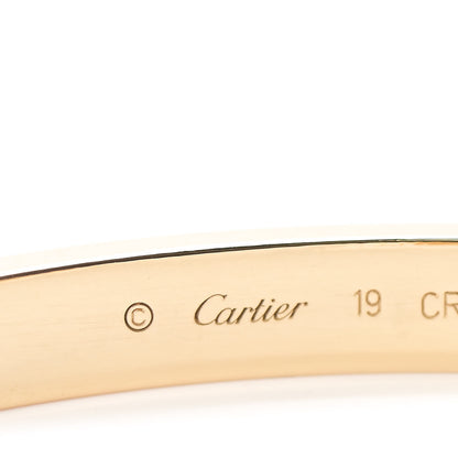 Cartier 18K Yellow Gold LOVE Bracelet 19 4 of 6