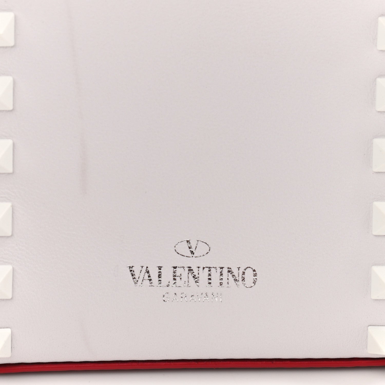 Valentino Garavani Vitello Colorblock Medium Free Rockstud Flip Lock Crossbody Bag Rosso Valentino Optic White 7 of 12
