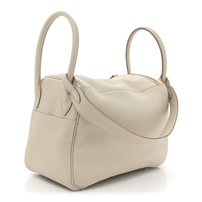 Hermes Taurillon Clemence Lindy 26 Beton 3 of 8