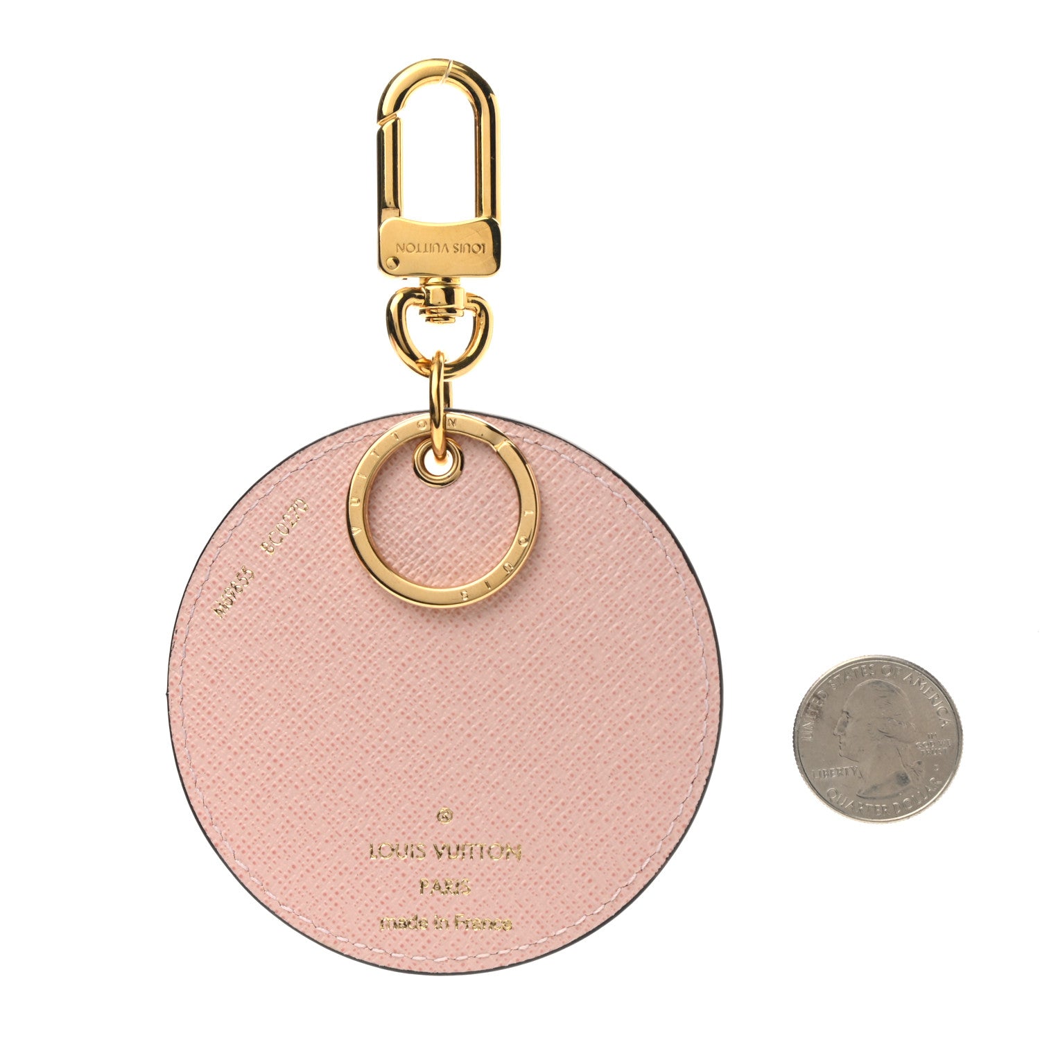 Louis Vuitton Monogram 2020 Christmas Animation Big Wheel Bag Charm Key Ring Rose Ballerine 2 of 5