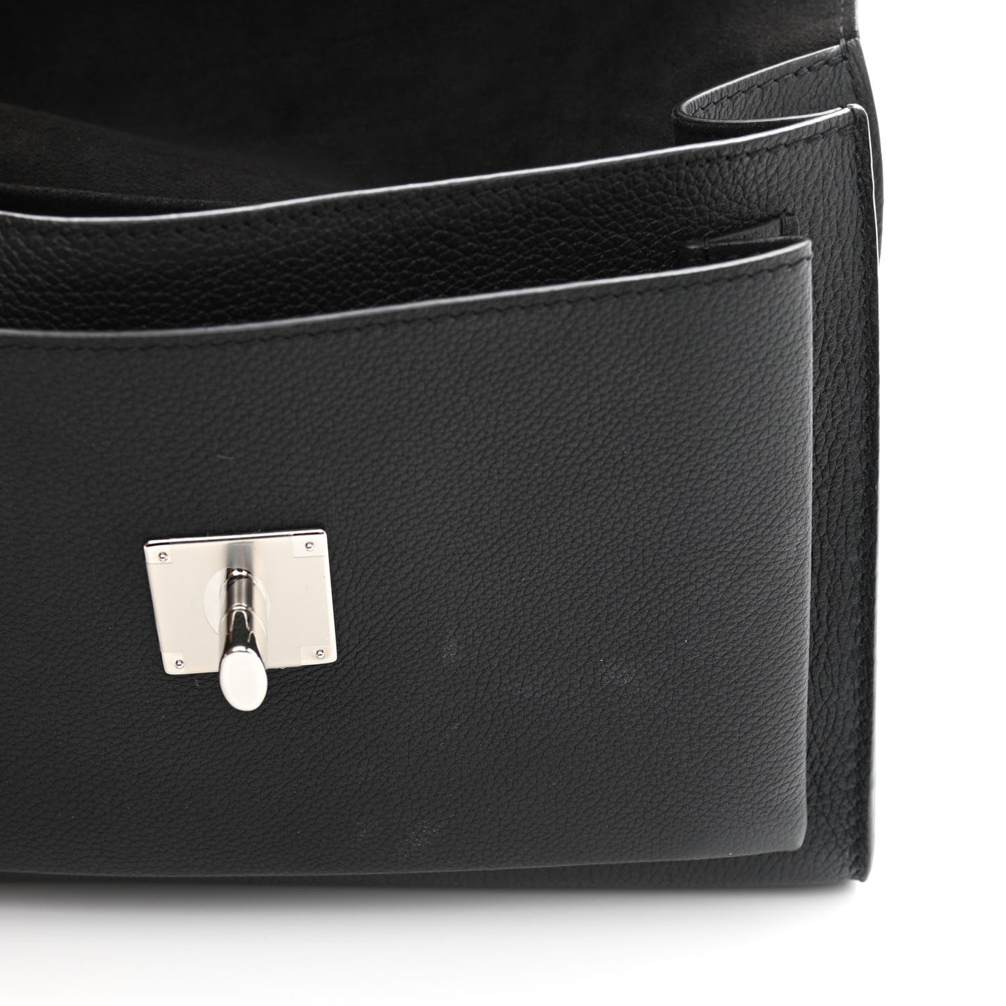 Soft Calfskin Mylockme Chain Bag BB Black
