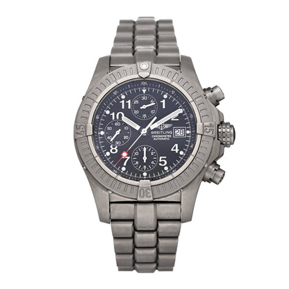 Breitling Titanium 45mm Avenger Chronograph Automatic Watch Black E13360 1 of 4