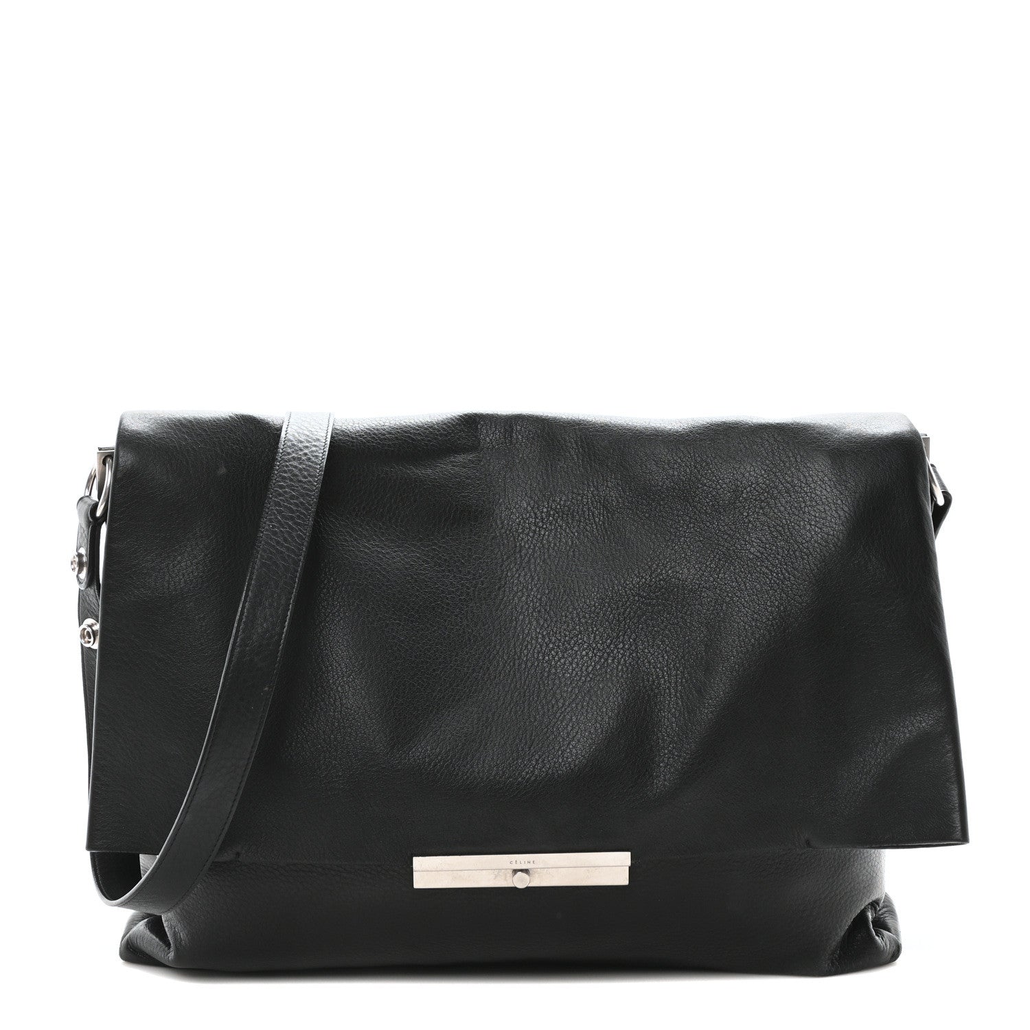 Celine Smooth Calfskin Blade Flap Black 1 of 9