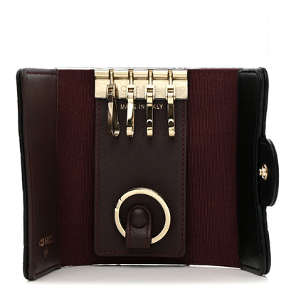 Chanel Lambskin Quilted 4 Key Holder Black 5 of 9