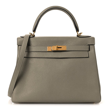 Hermes Togo Kelly Retourne 28 Sauge 1 of 14