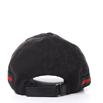 Gucci Monogram Web Baseball Hat M Black 4 of 7