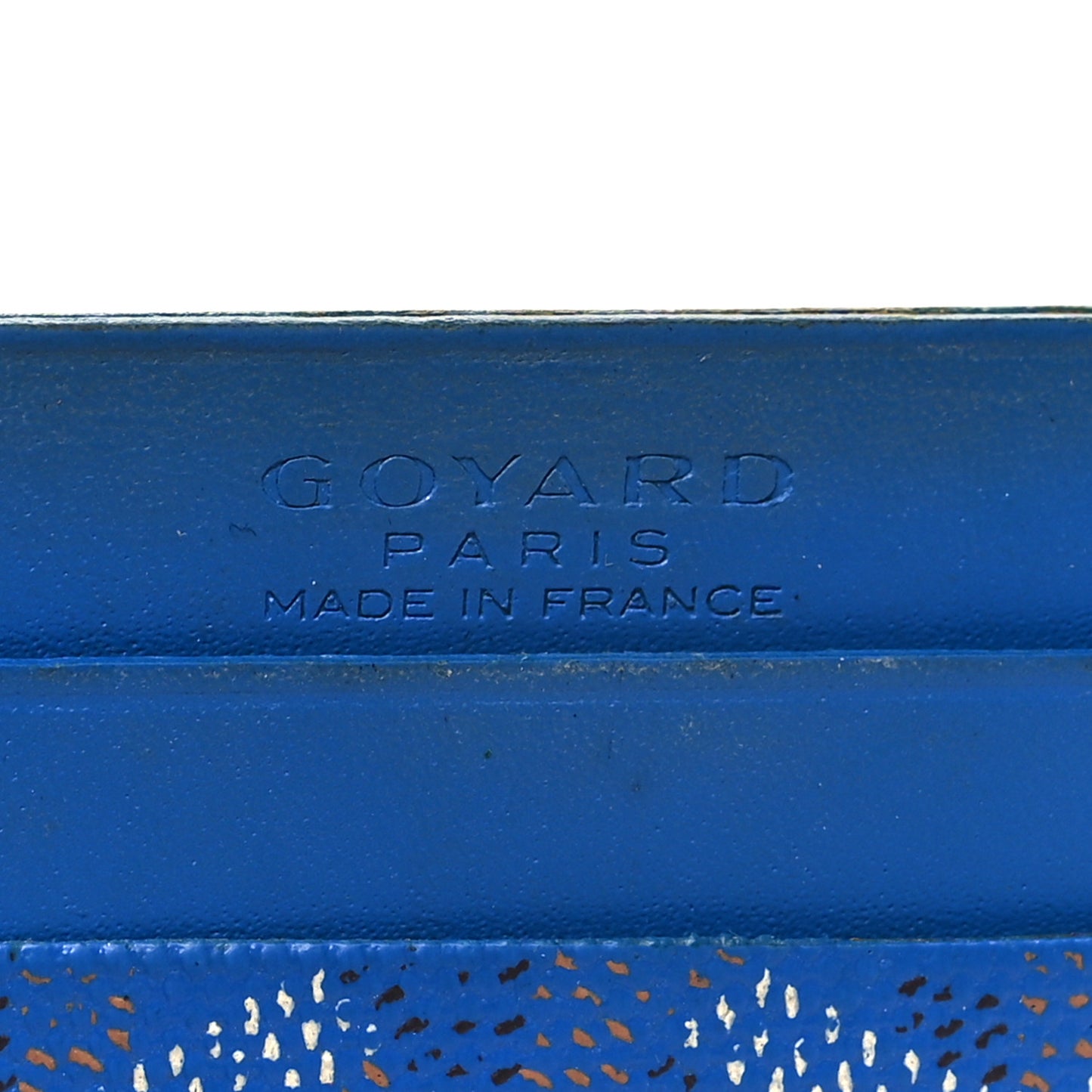 Goyardine Saint Sulpice Card Holder Sky Blue