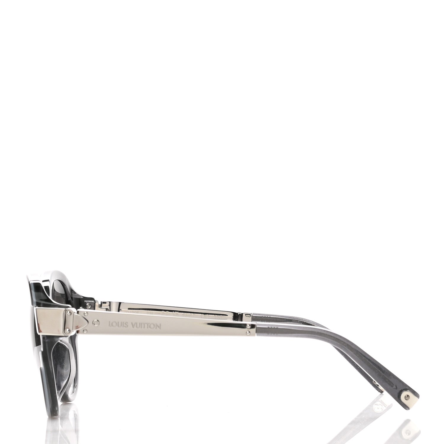 Louis Vuitton Acetate Petit Soupcon Cat Eye Sunglasses Z0489E Black 3 of 7