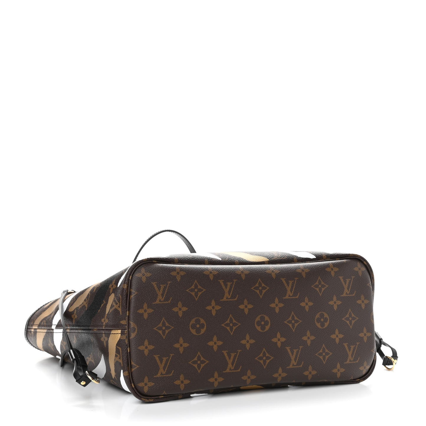 X LOL Monogram Neverfull MM Gold Silver