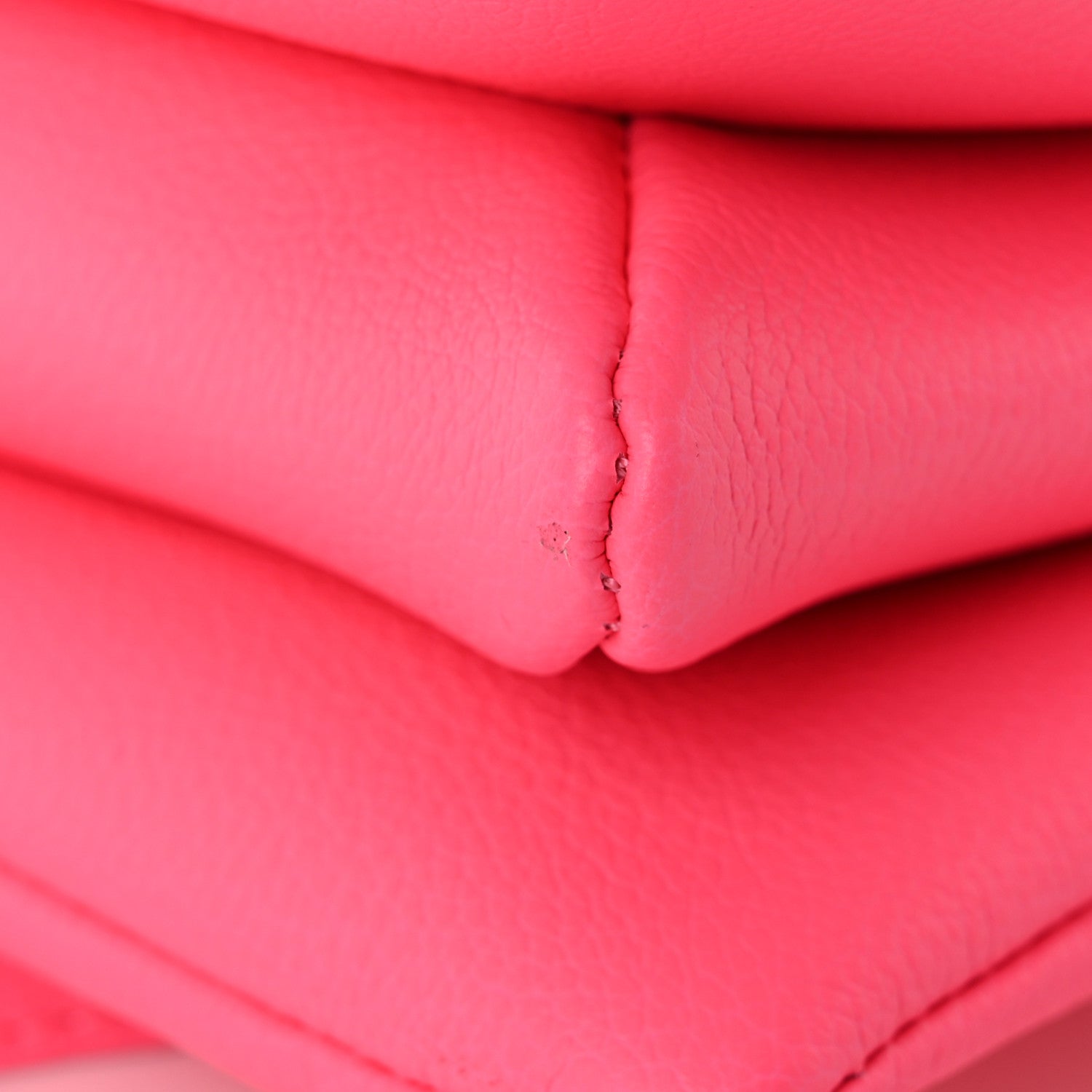 Louis Vuitton Calfskin Embossed Monogram Coussin BB Rose Fluo 11 of 11