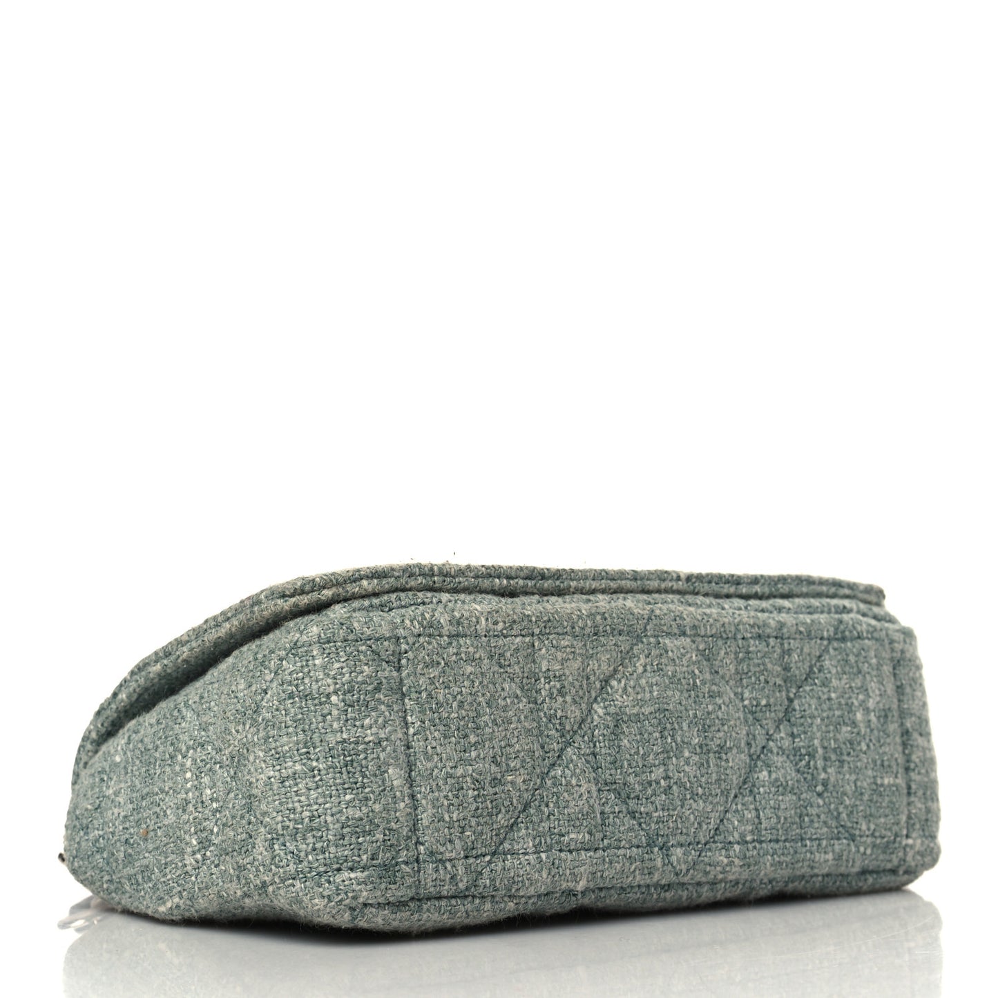Tweed Macrocannage Small Caro Bag Light Green