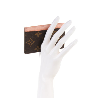 Louis Vuitton Monogram Card Holder Rose Nacre 2 of 7
