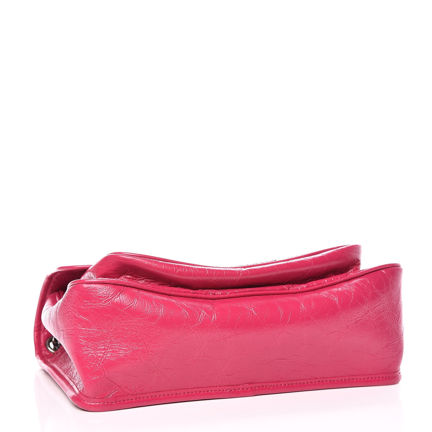 Saint Laurent Crinkled Calfskin Matelasse Monogram Medium Niki Chain Satchel Freesia 4 of 9
