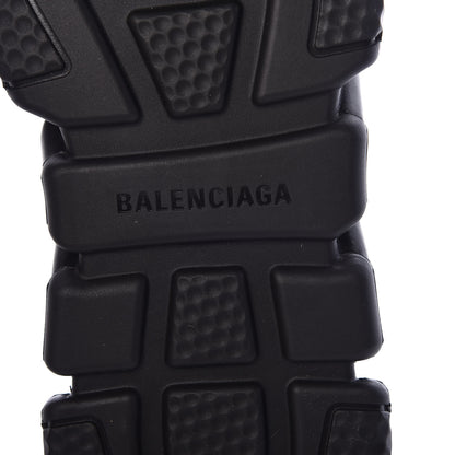 Balenciaga Neoprene Knit Allover Logo Womens Speed Sneakers 39 Black Fuchsia 6 of 7