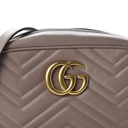 Gucci Calfskin Matelasse Small GG Marmont Chain Shoulder Bag Porcelain Rose 11 of 11