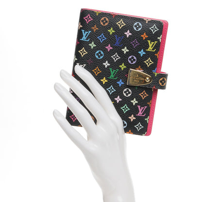 Louis Vuitton Monogram Multicolor Partenaire Agenda Cover PM Black Grenade 2 of 7