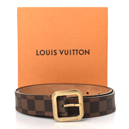 Louis Vuitton Damier Ebene Tresor Belt 85 34 8 of 8