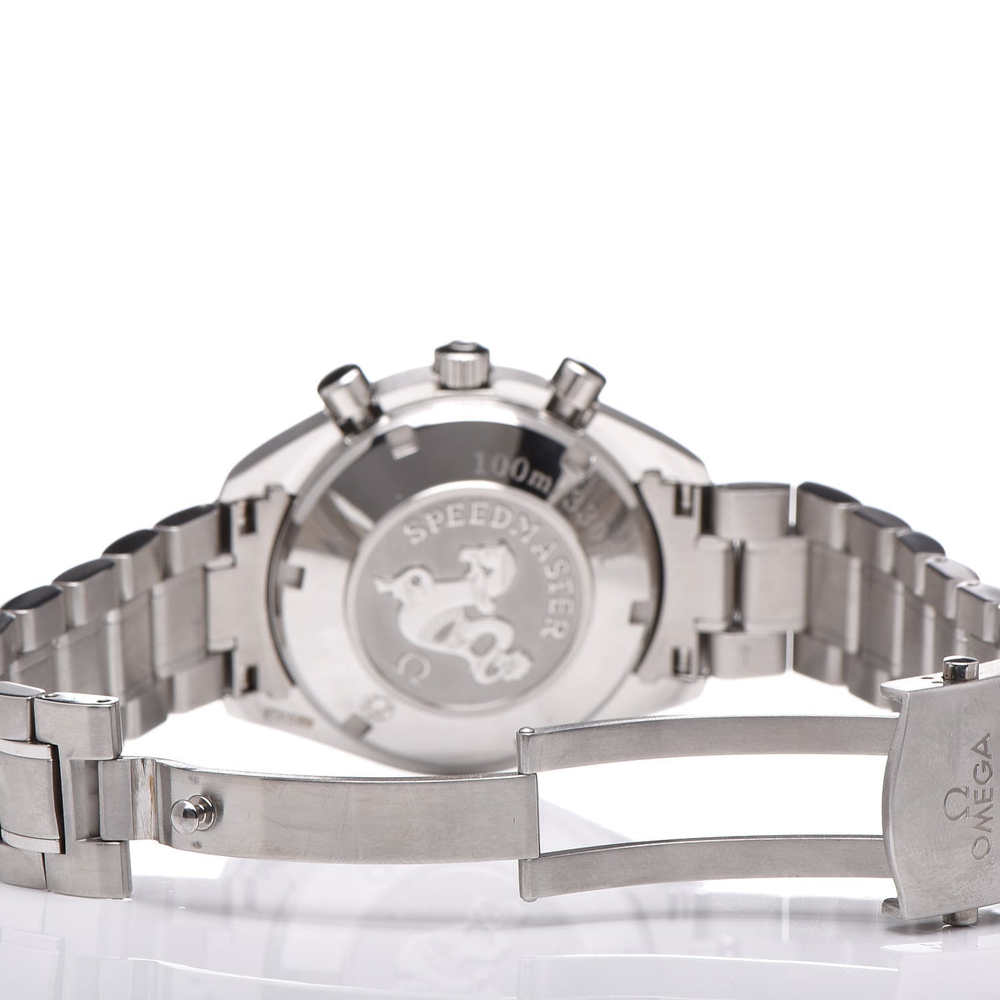 Stainless Steel 40mm Speedmaster Date Chronograph Automatic Watch Grey 323.30.40.40.06.001