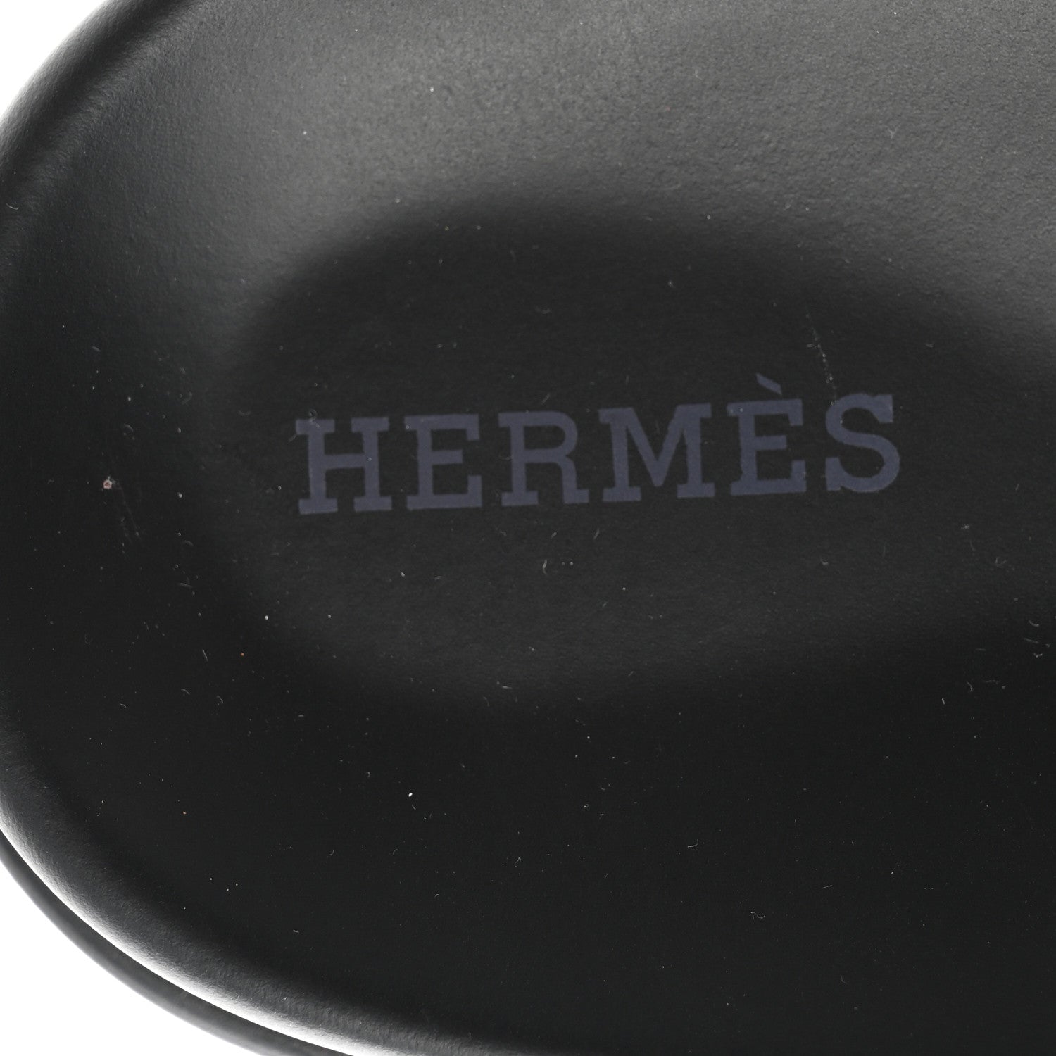 Hermes Calfskin Womens Chypre Sandals 38 Black 7 of 9