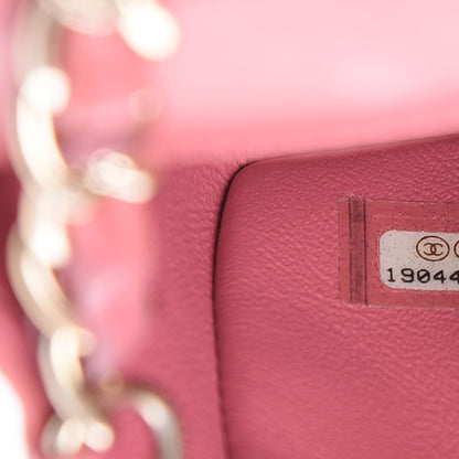 Chanel Lambskin Quilted Valentine Charms Mini Rectangular Flap Pink 7 of 7