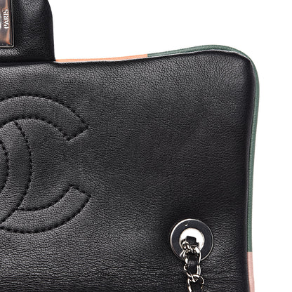Chanel Lambskin Plexiglass Quilted Small Cuba Color Flap Black Multicolor 14 of 15