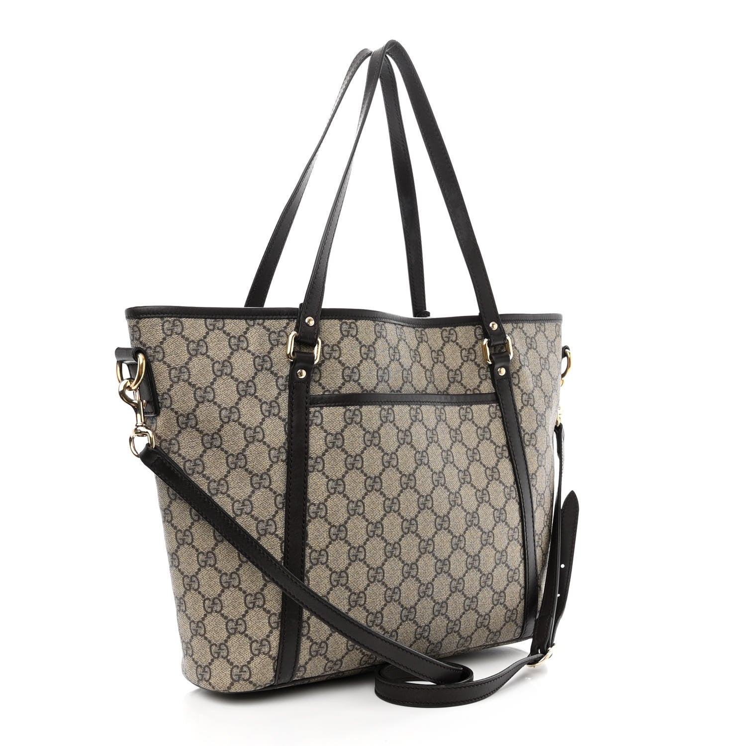 Gucci GG Supreme Monogram Medium Joy Tote Dark Brown 3 of 11