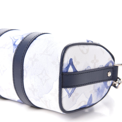 Louis Vuitton Monogram Watercolor Keepall XS Blue 7 of 11