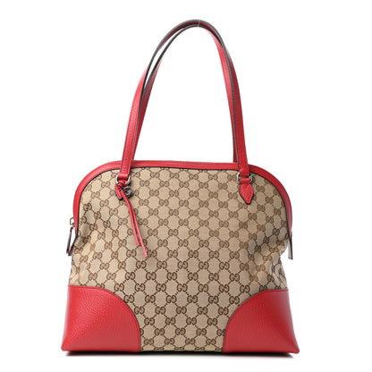 Gucci Monogram Medium Bree Shoulder Bag Red 1 of 9