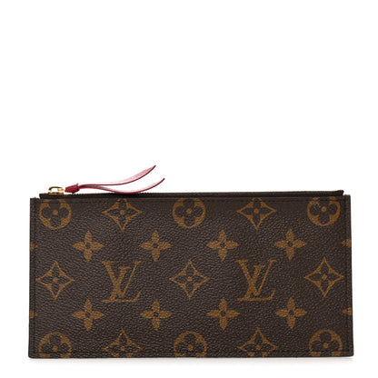 Louis Vuitton Monogram Felicie Chain Wallet Zippered Insert Fuchsia 1 of 6