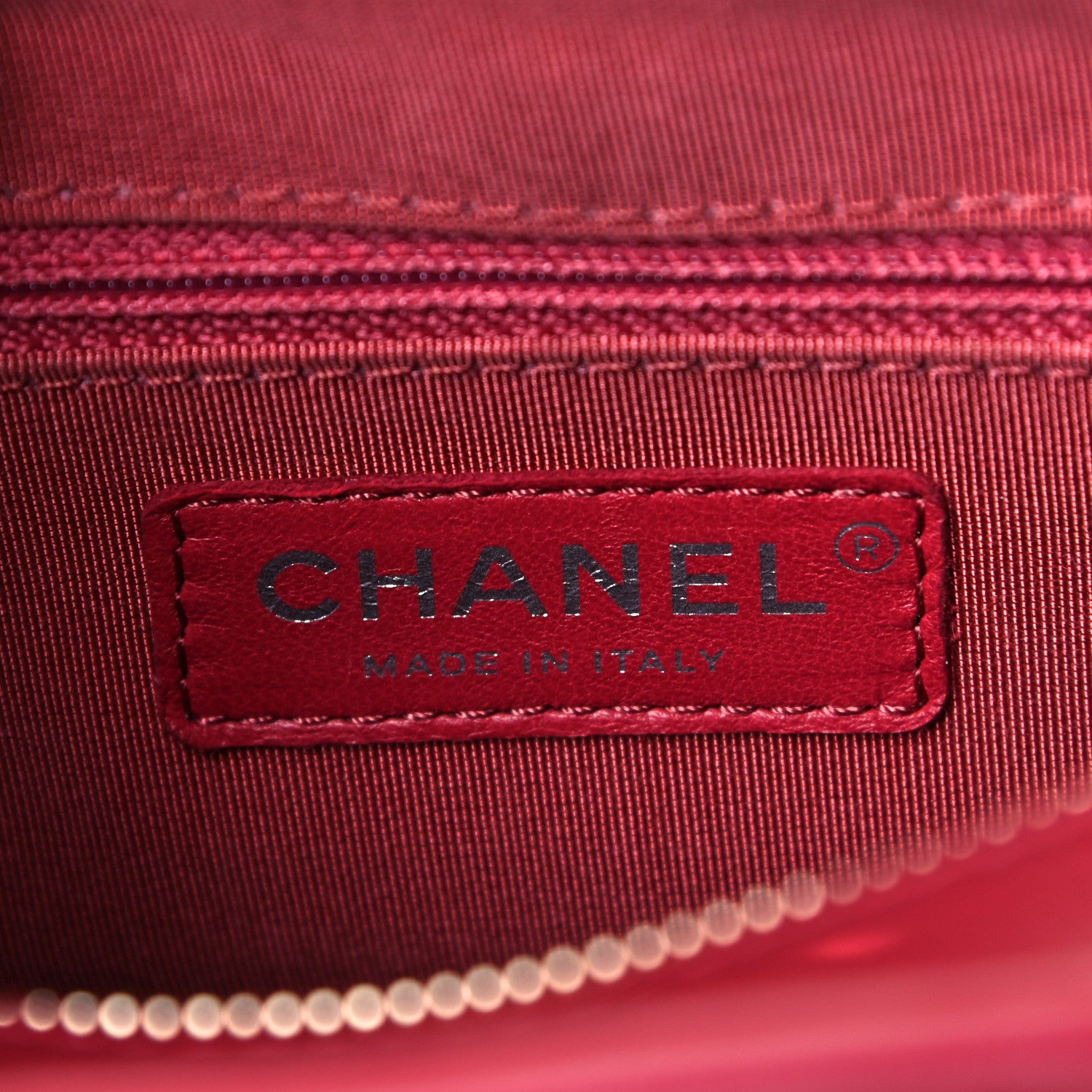 Chanel Aged Calfskin Chevron Quilted Small Gabrielle Hobo Dark Red Orange 4 of 6