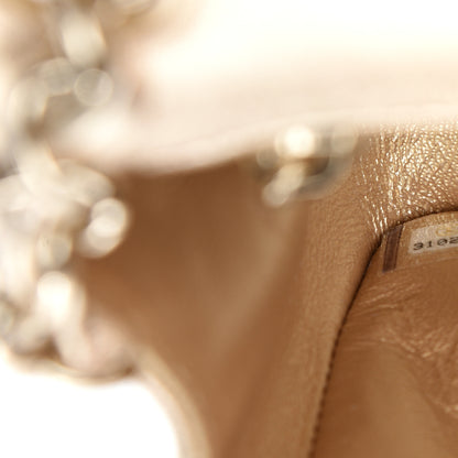 Chanel Metallic Lambskin Quilted Mini Square Flap Gold 9 of 11