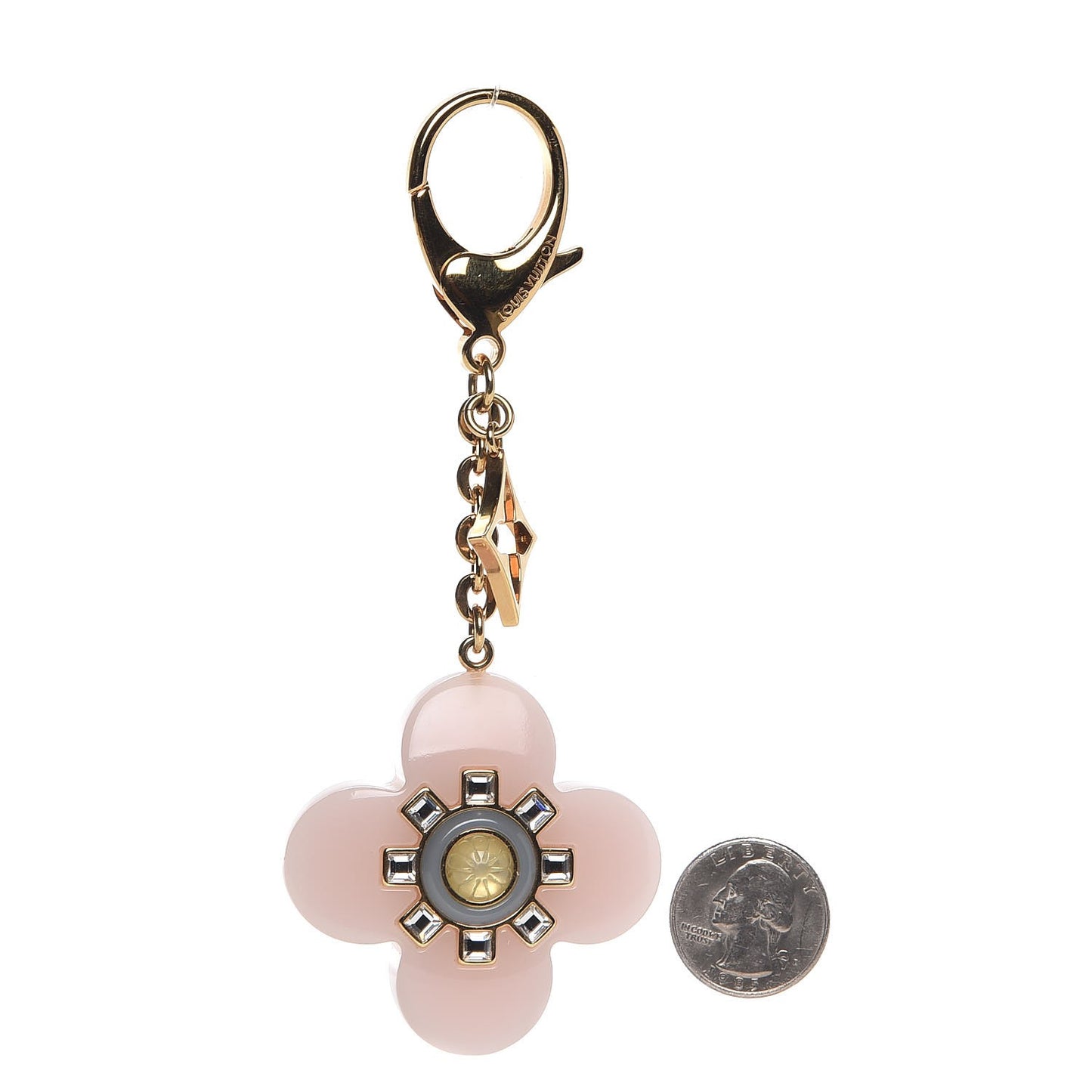 Fleur d Etoile Bag Charm Rose