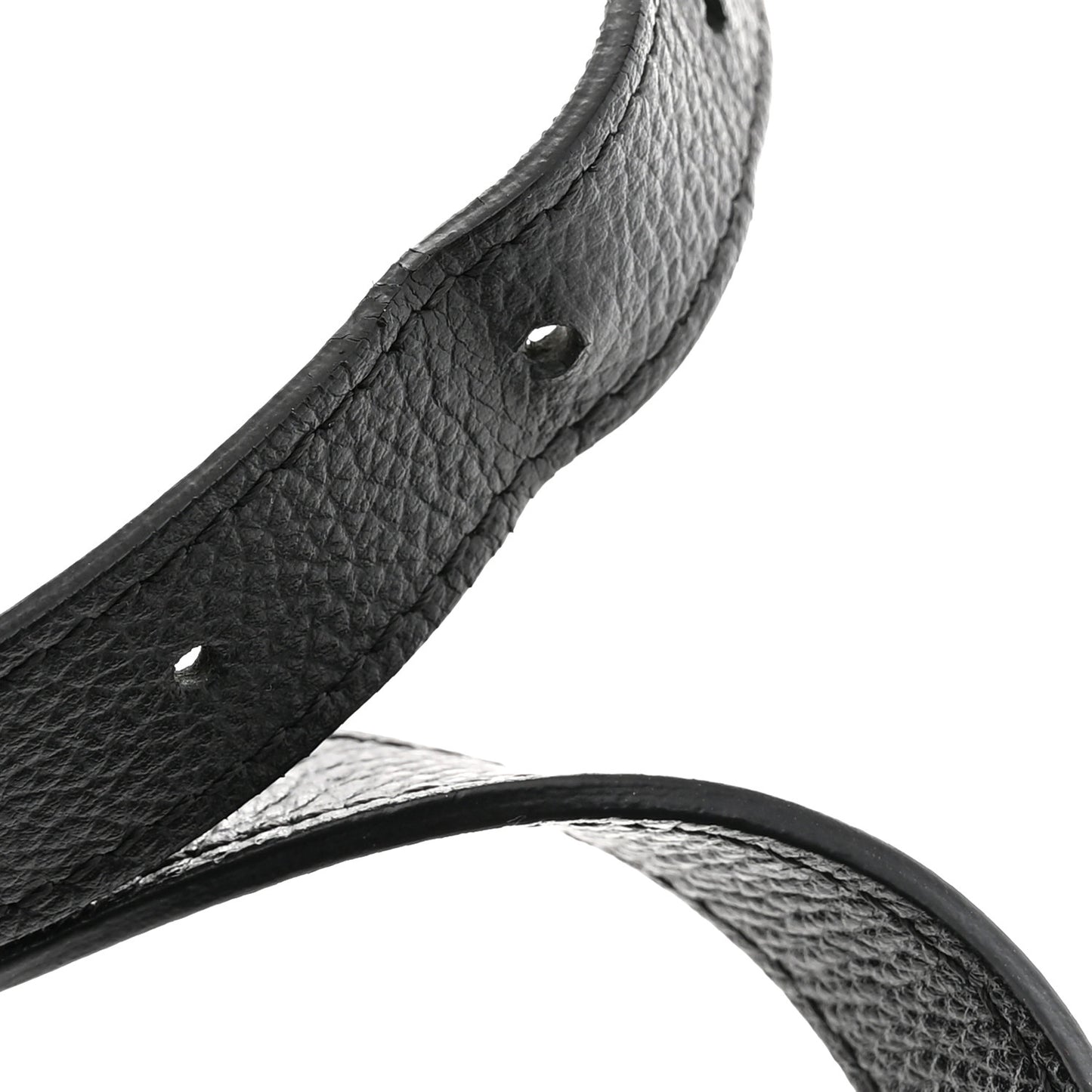 Grained Calfskin Quilted Waist Belt Bag Black