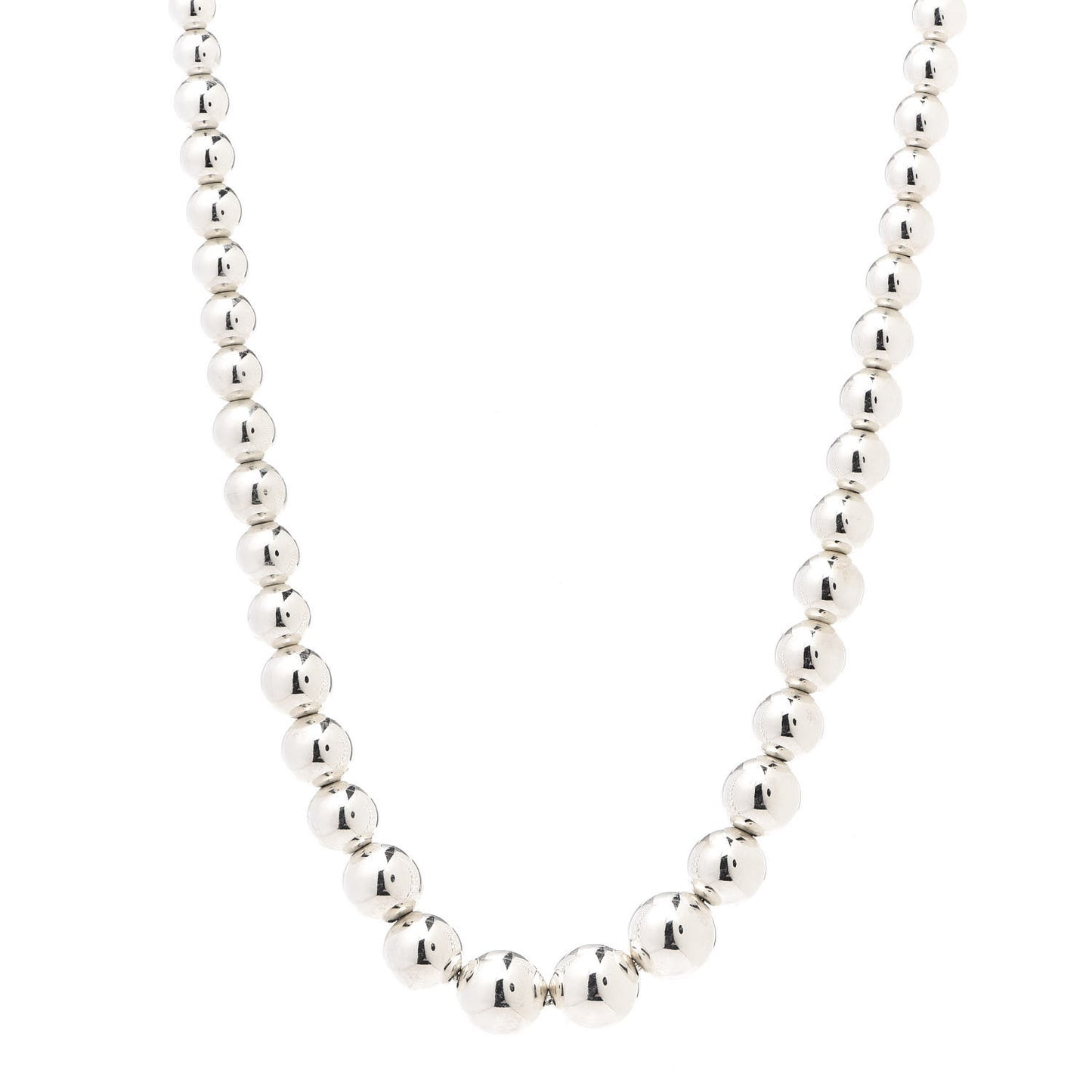 Sterling Silver HardWear Graduated Ball Necklace